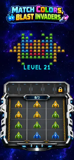Color Invaders: Space Shooter screenshot 2