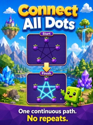 One Path - Draw Connect Dots iPad screenshot
