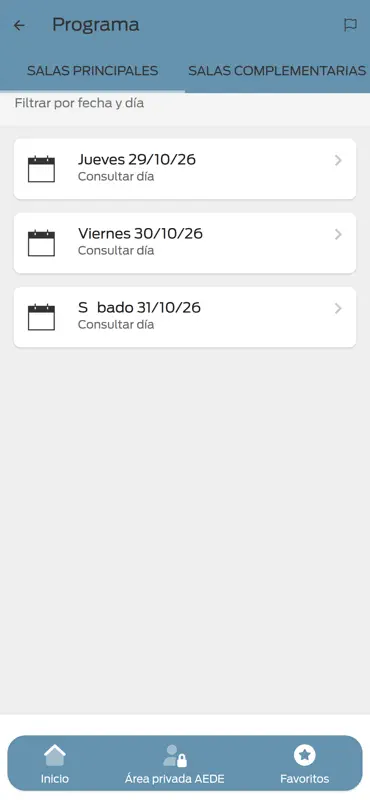 XLVI Congreso Nacional AEDE screenshot 4 of 5