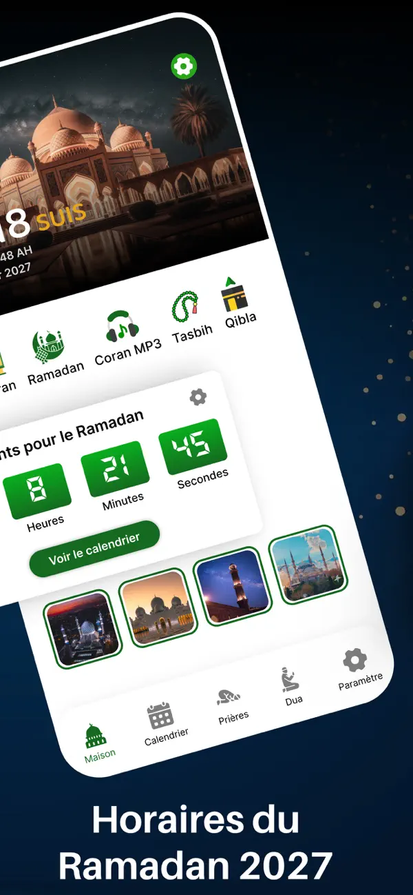 Screenshot #2 pour Calendrier Ramadan 2027 Pro