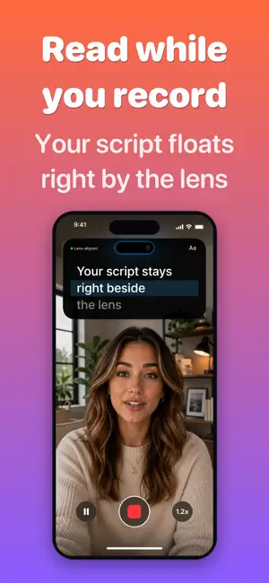 Teleprompter PIP - Any Camera screenshot 1