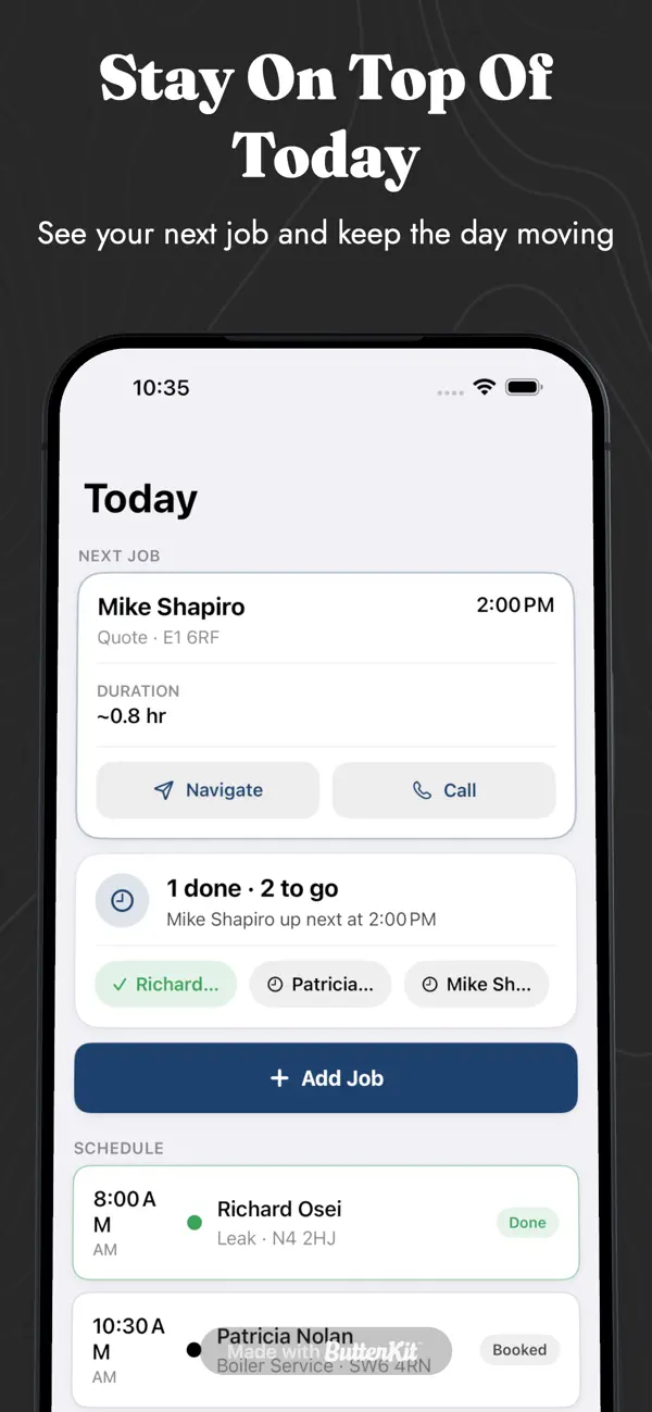 Screenshot #1 pour CrackOn: Jobs & Invoices