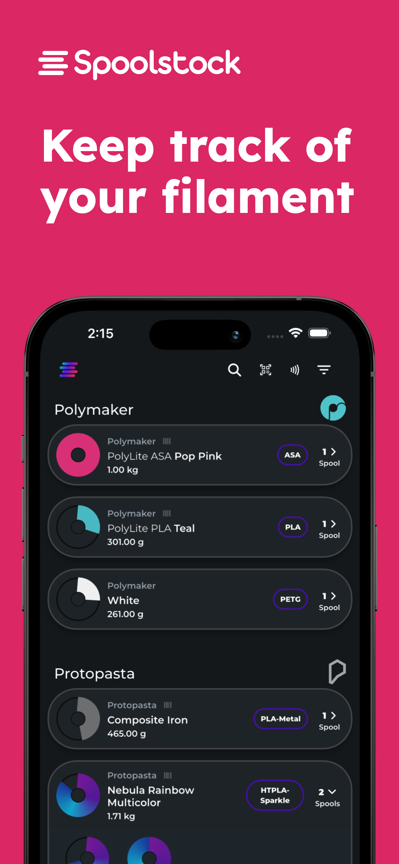 Spoolstock - 3D Printing Hub