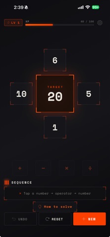 Arithmetic - Math Game iPhone screenshot