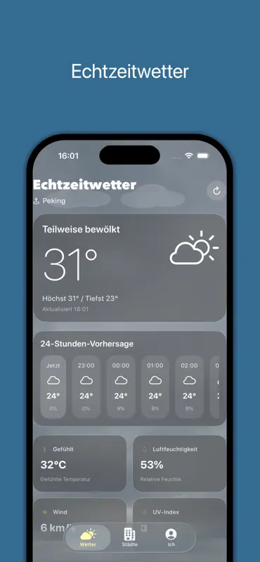 Echtzeitwetter – Live-Prognose screenshot 2 of 3