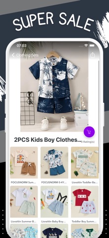 Boys & Girls Clothing Fashion iPhone screenshot