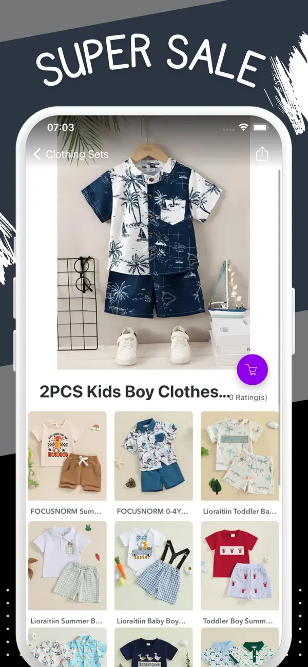Screenshot #2 pour Mode Vêtements Garçon et Fille