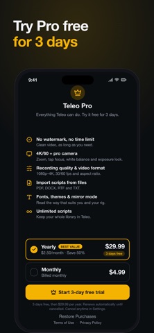 Teleo — Teleprompter Screenshot 5 of 6