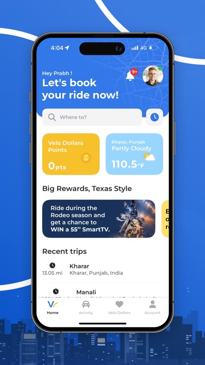 VeloRide - Request A Ride