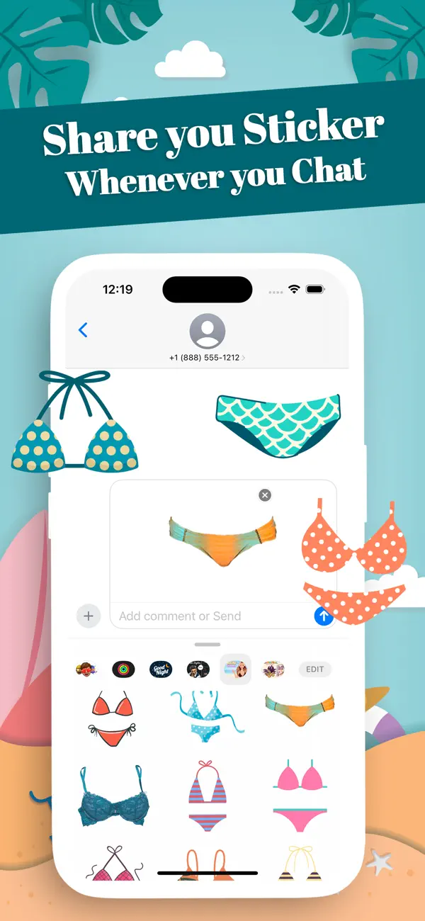 Screenshot #3 pour Girls Bikini Stickers