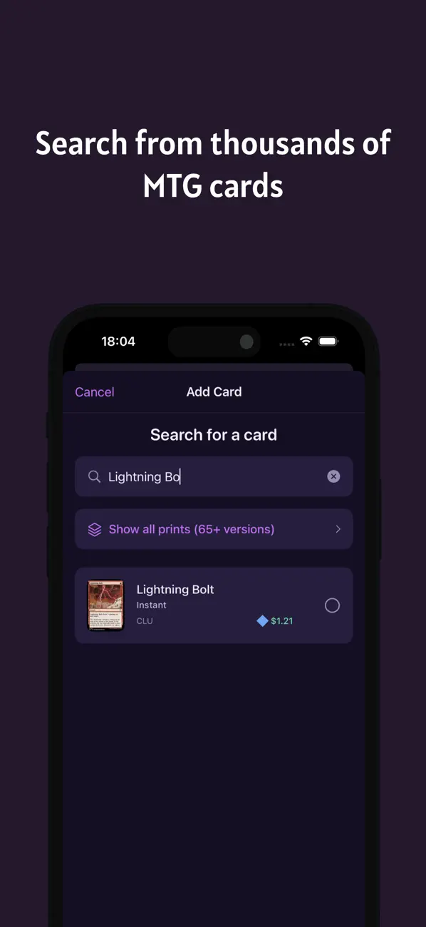 #5. MTG: Deck Builder & Scanner (iOS) Oleh: Tulin Gokalp