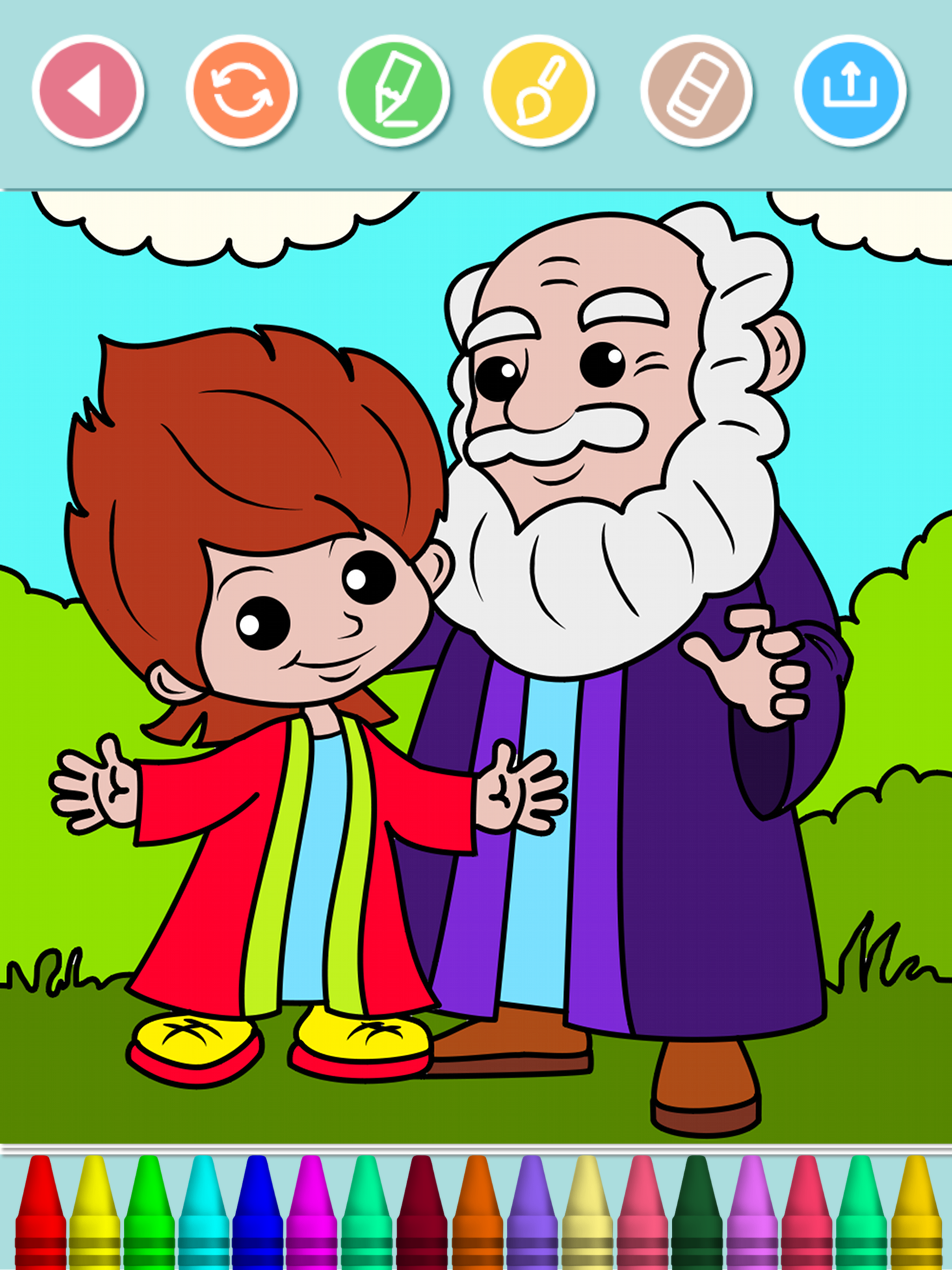 Bible Coloring Book for Kids screenshot 18