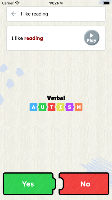 Verbal AUTISM Plus Screenshot