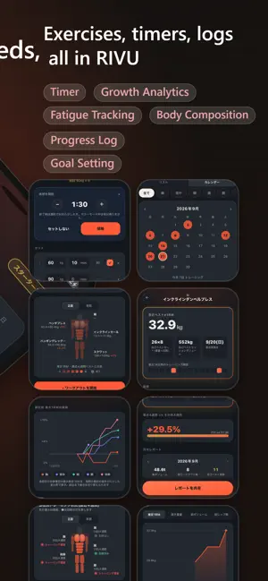 Weight Log & PR Tracker - Rivu screenshot 3