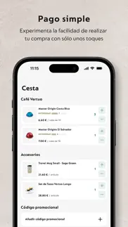 nespresso store iphone capturas de pantalla 4