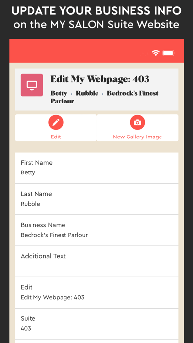 My Salon Suite Screenshot