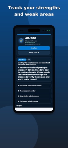 AB-900 Practice Test Screenshot 1 of 8