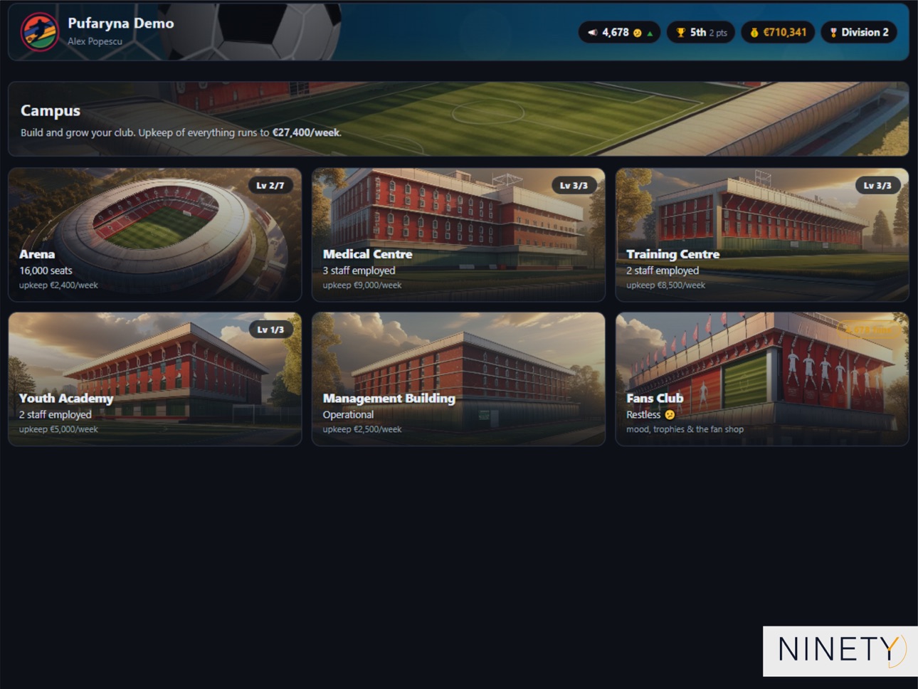 Screenshot 6 of Ninety - Football Manager