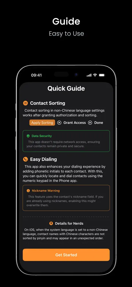 《SortMyContacts》App screenshot 5