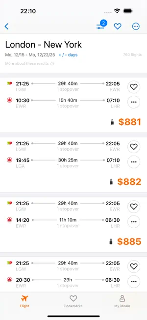 idealo flights: cheap tickets screenshot 3