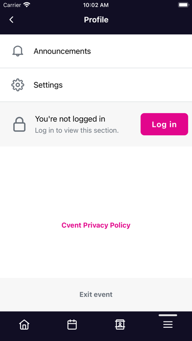 GroceryAid Events Screenshot