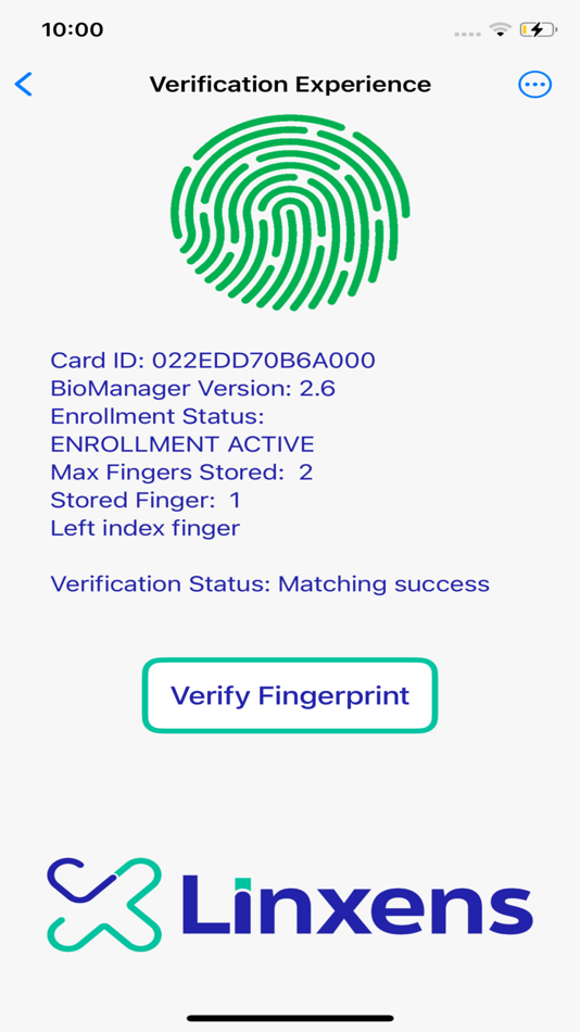 #2. BiometricCardDemo (iOS) 由: Linxens