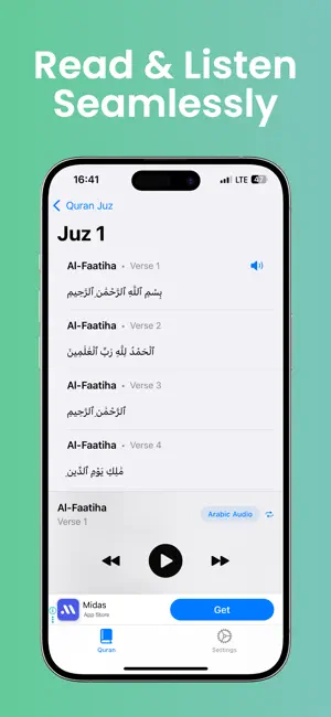 Listen & Read Quran screenshot 2