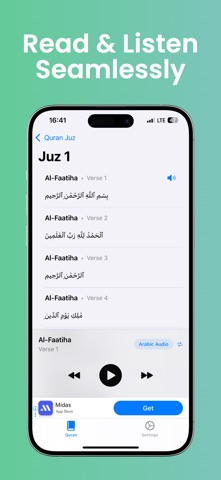 Listen & Read Quran Screenshot 2 of 4