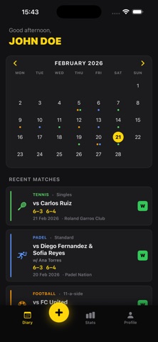 RecordUp: Match Tracker screenshot