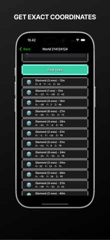 Diamonds Finder For Minecraft screenshot