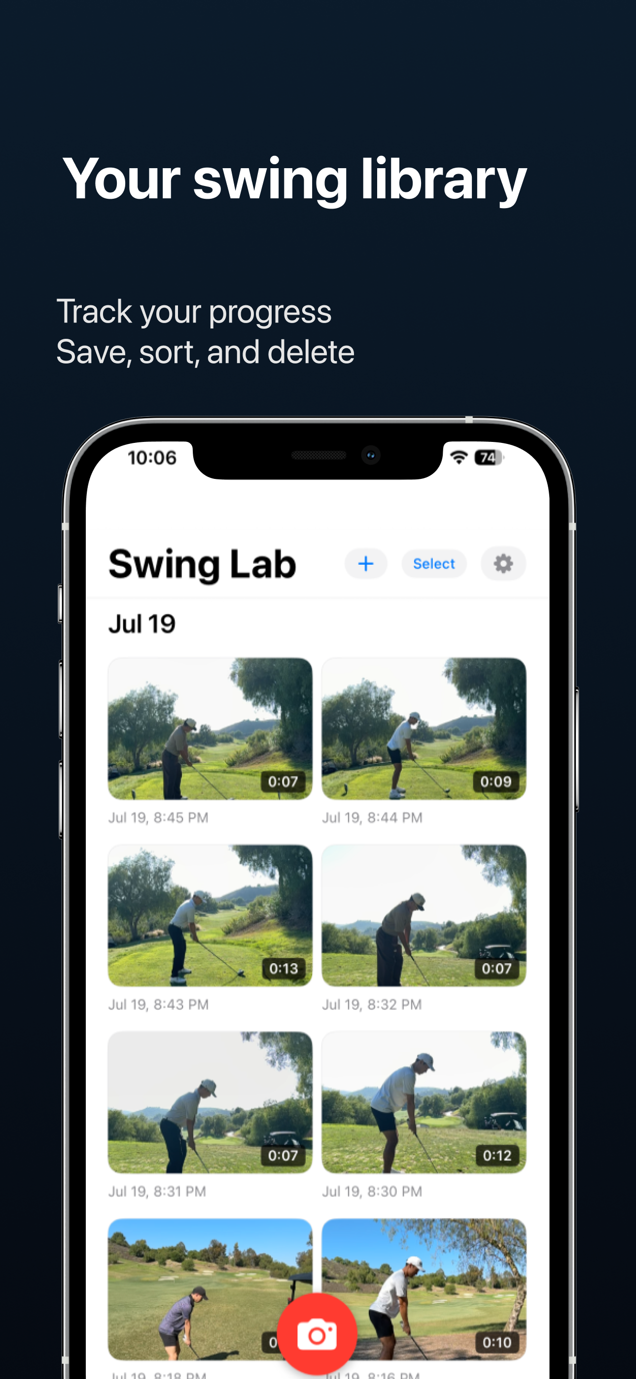 Swing Lab: AI Swing & Tempo