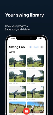 Swing Lab: AI Swing Camera Screenshot 5 of 7