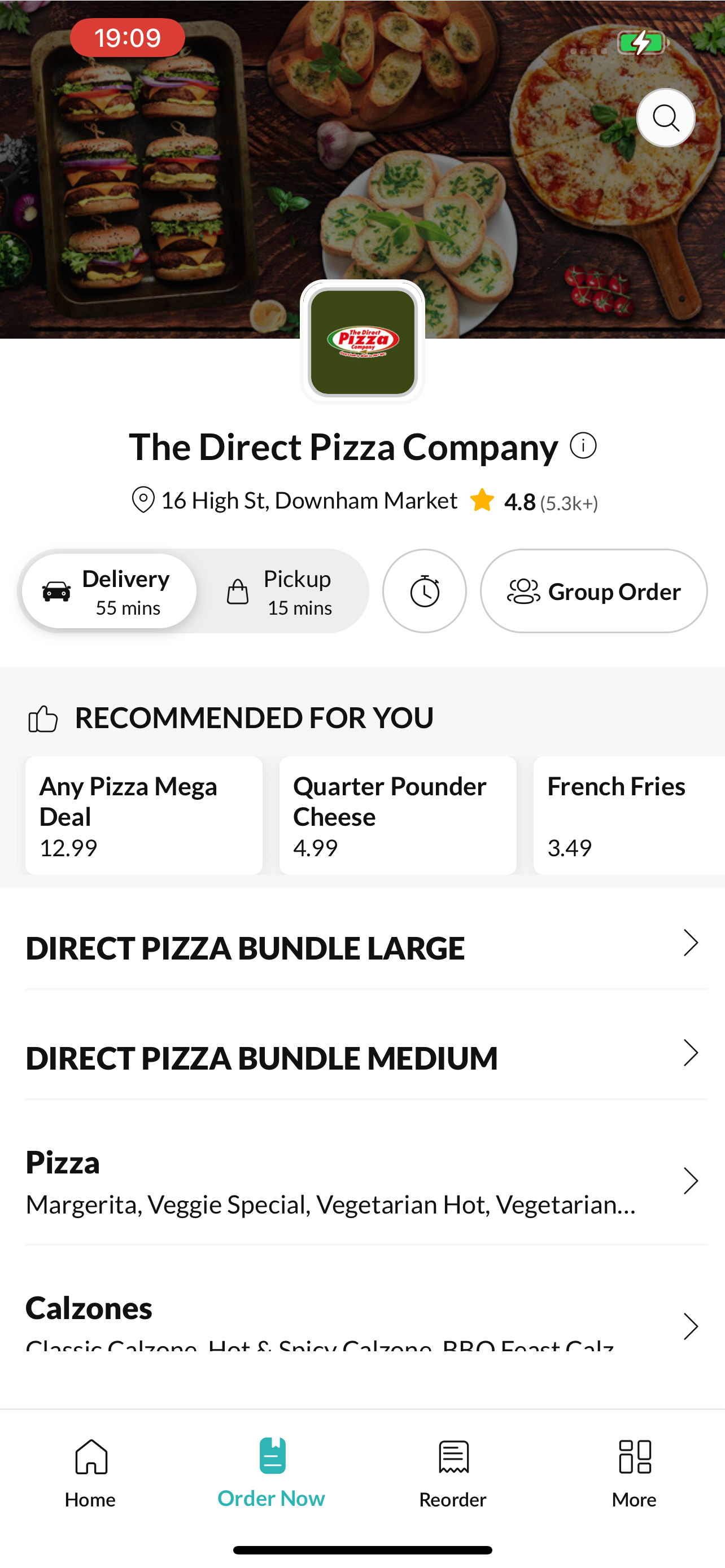 The Direct Pizza Company, screenshot 2