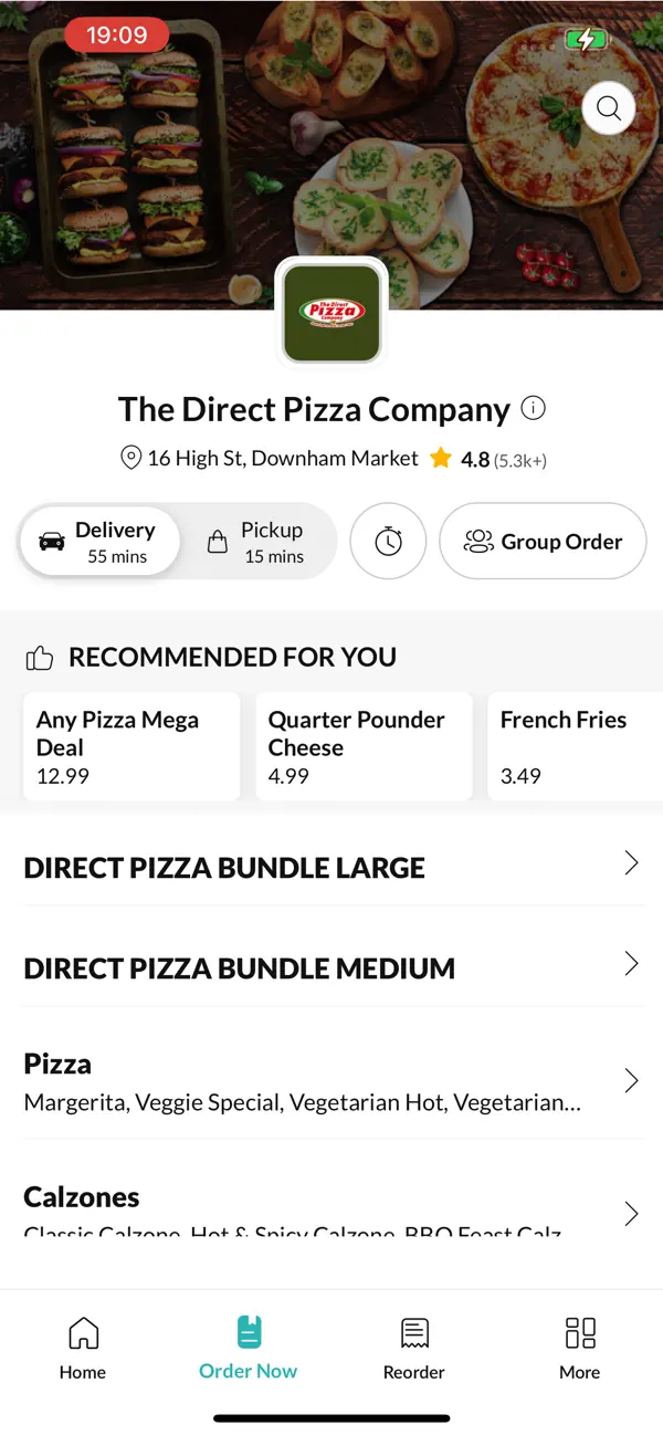 Screenshot #2 pour The Direct Pizza Company,