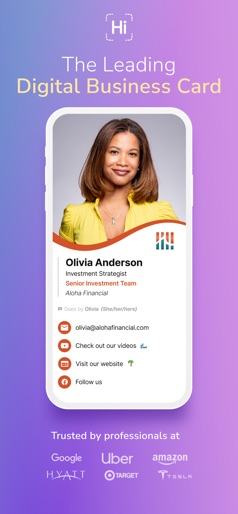 HiHello: Digital Business Card screenshot