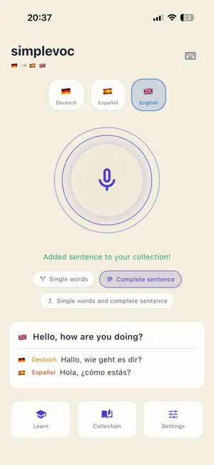 simplevoc screenshot 1