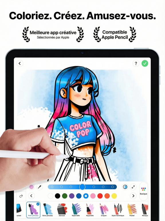 Screenshot #4 pour Color Pop AI: Jeu de Coloriage