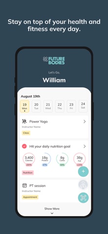 Future Bodies Coaching App Screenshot 2 of 6