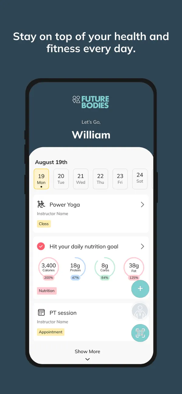 Screenshot #2 pour Future Bodies Coaching App
