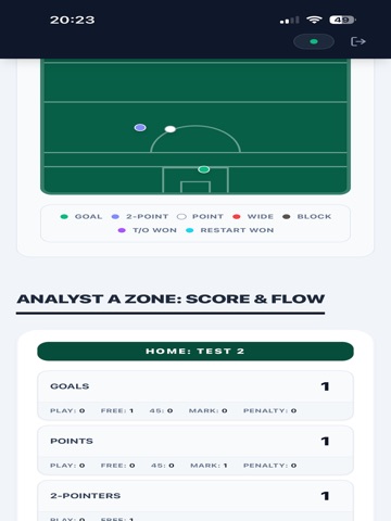 Gaelic Match Room iPad screenshot