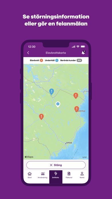 Skellefteå Kraft Screenshot
