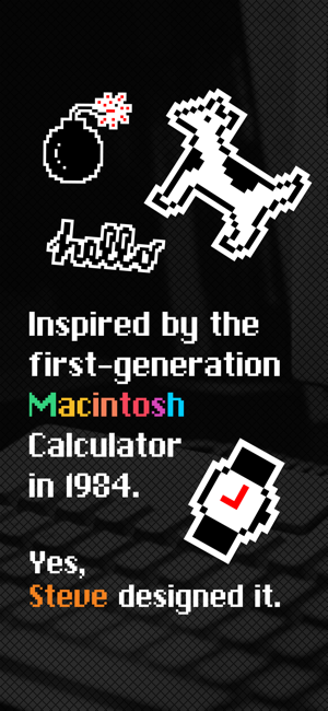 ‎Calculator 1984：Pixel Stickers Screenshot