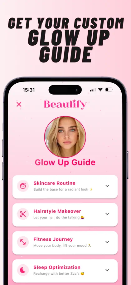Screenshot 3 von 5 zu Beautify - Glow Up