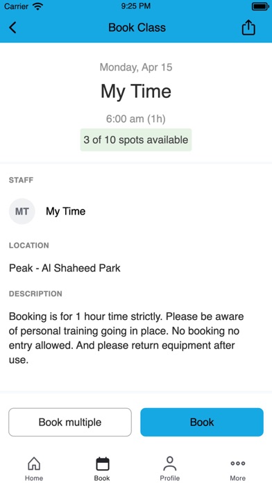 Peak Fitness Kuwait Screenshot