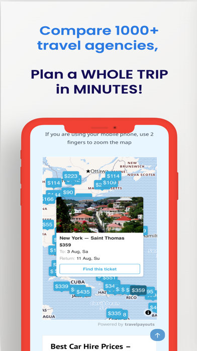 TripSonar: Best travel deals Screenshot