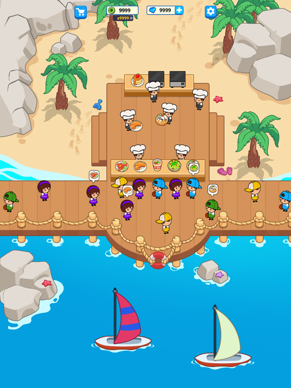 Food Fever: Idle Restaurant iPad screenshot 4 - Games app