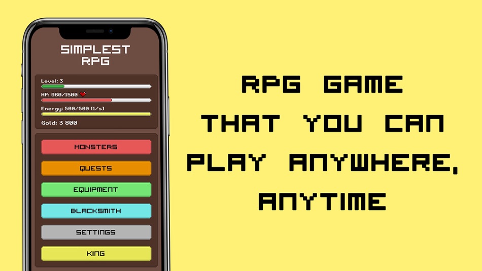 #5. Simplest RPG Game - Text Story (iOS) By: CodeJungle Sp. z o.o.