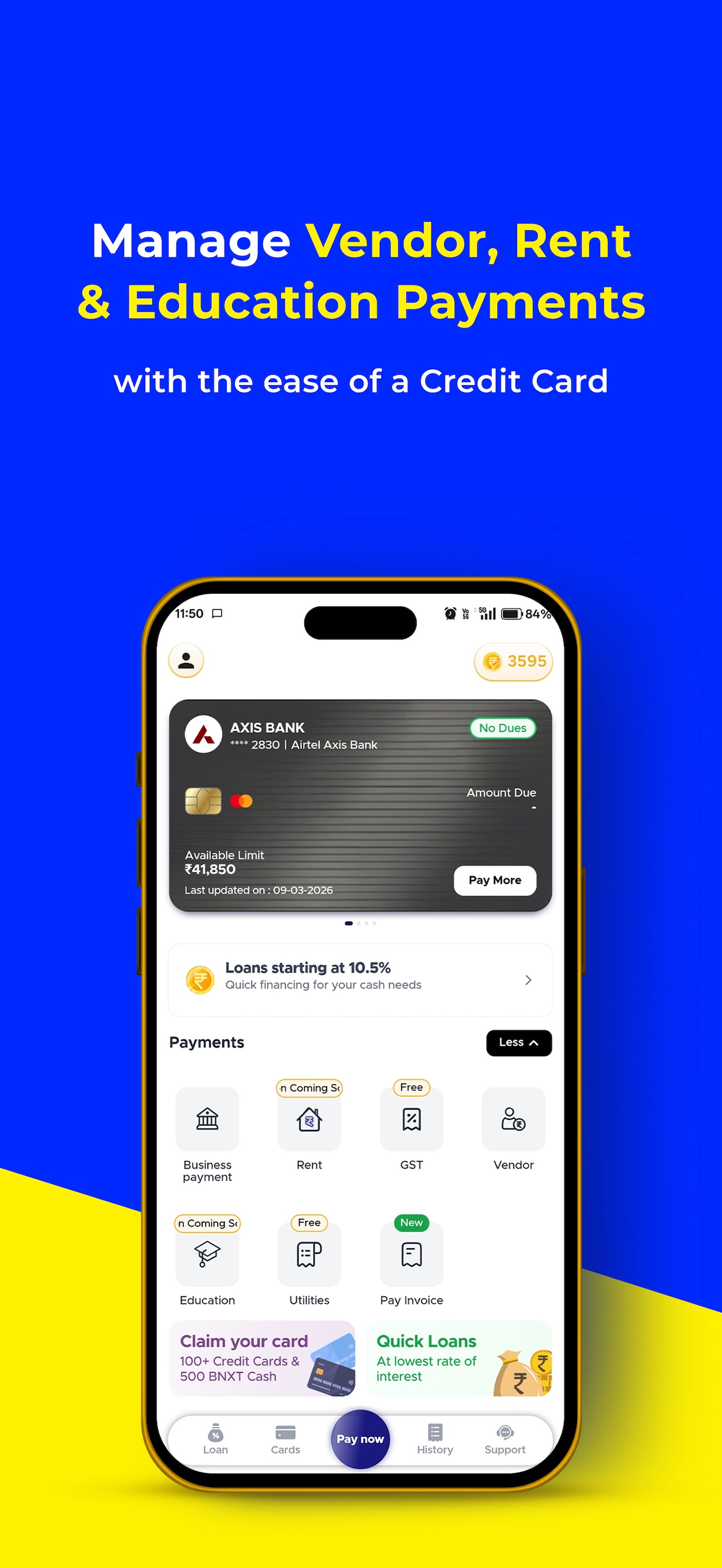 BharatNxt: Pay by Credit Card