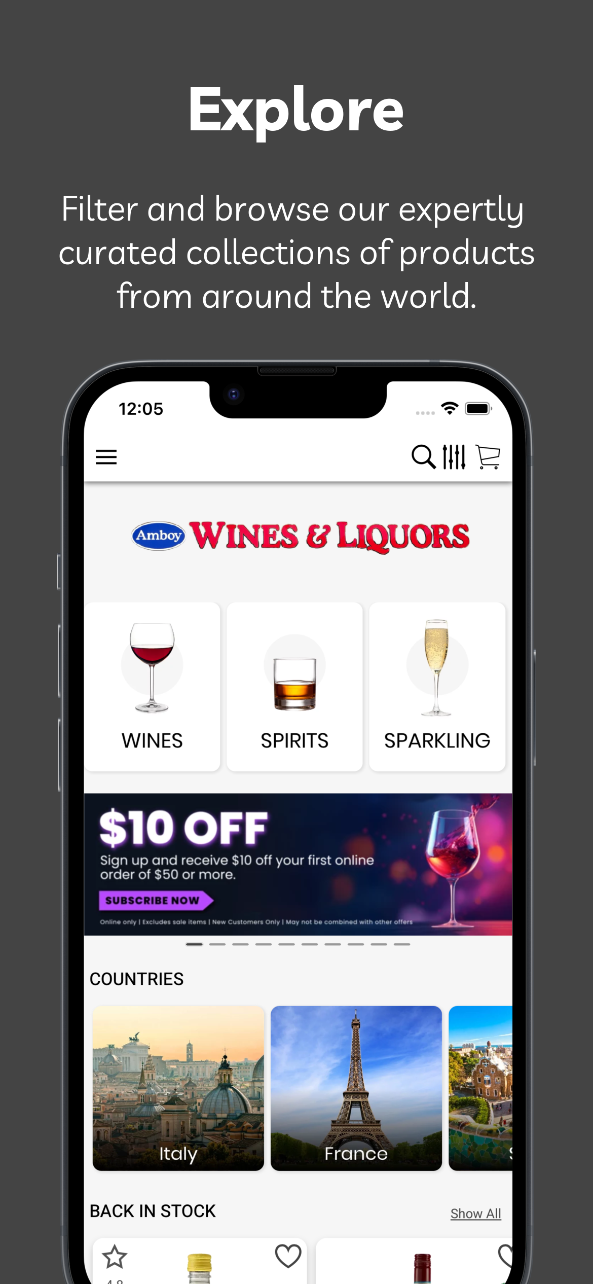 AMBOY WINES AND LIQUORS screenshot 1