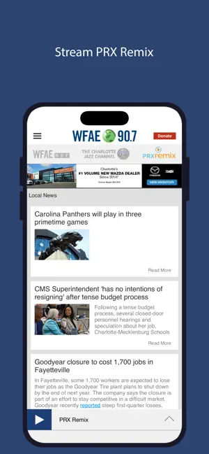 WFAE Public Radio App screenshot 4